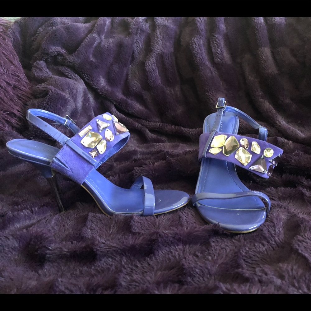 BCBG Heels w/jeweled accents.